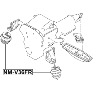 Mounting Engine - FEBEST NMV36FR