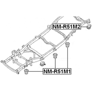 Bushing Axle Beam - FEBEST NMR51M2