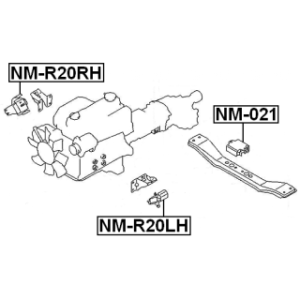 Mounting Engine - FEBEST NMR20LH