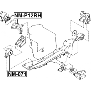 Mounting Engine - FEBEST NMP12RH