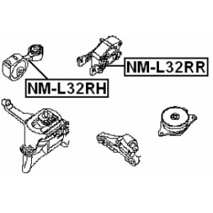 Mounting Engine - FEBEST NML32RR