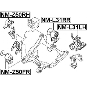 Mounting Engine - FEBEST NML31RR