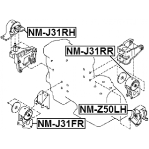 Mounting Engine - FEBEST NMJ31RR