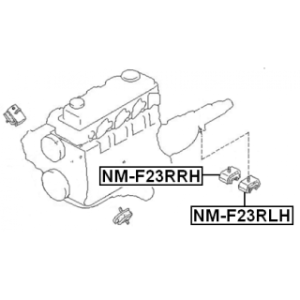 Mounting Engine - FEBEST NMF23RLH