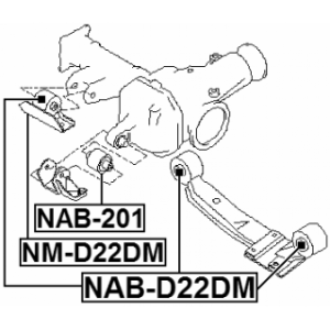 Mounting Differential - FEBEST NMD22DM