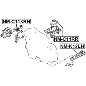 Mounting Engine - FEBEST NMC11XRH