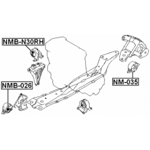 Mounting Engine - FEBEST NMBN30RH