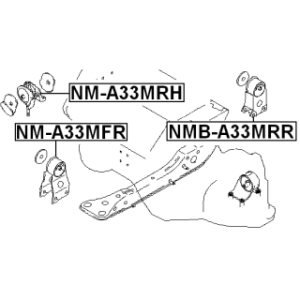 Mounting Engine - FEBEST NMBA33MRR