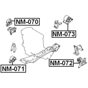 Mounting Engine - FEBEST NM071