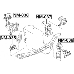 Mounting Engine - FEBEST NM036