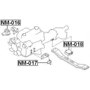 Mounting Engine - FEBEST NM017