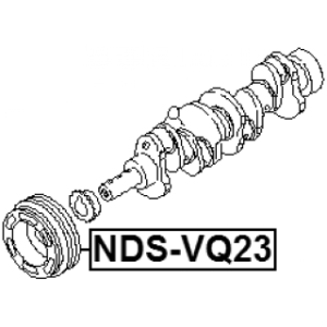 Belt Pulley Crankshaft - FEBEST NDSVQ23