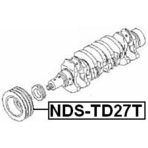 Belt Pulley Crankshaft - FEBEST NDSTD27T