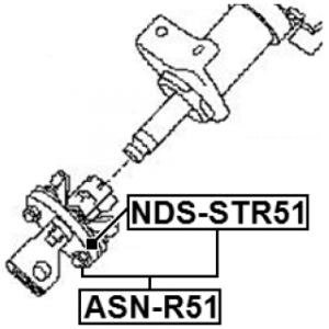 Steering Column Coupling - FEBEST NDSSTR51