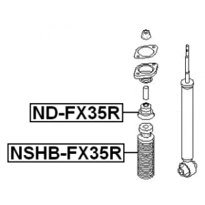 Rubber Buffer Suspension - FEBEST NDFX35R