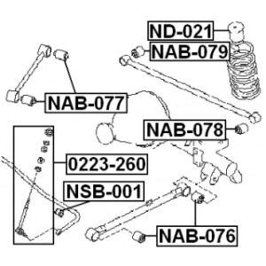 Rubber Buffer Suspension - FEBEST ND021