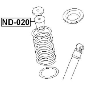 Rubber Buffer Suspension - FEBEST ND020
