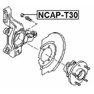 Bump Stop Steering Knuckle - FEBEST NCAPT30