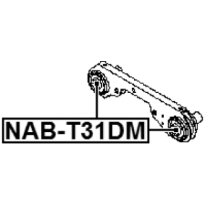 Mounting Differential - FEBEST NABT31DM