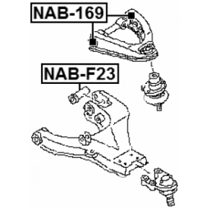 Mounting Control Trailing Arm - FEBEST NABF23