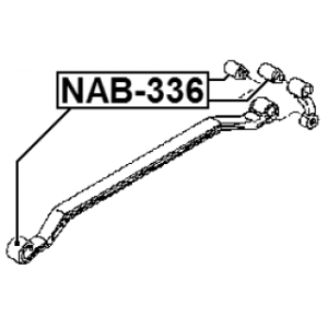 Bushing Leaf Spring - FEBEST NAB336