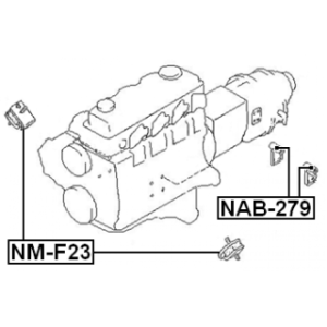 Mounting Engine - FEBEST NAB279