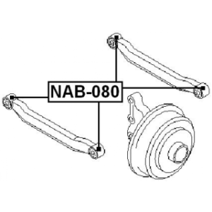 Mounting Control Trailing Arm - FEBEST NAB080