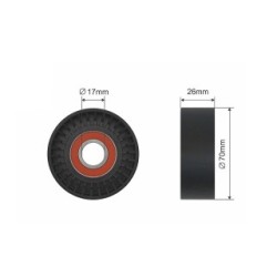 V-belt Deflection Pulley guide Pulley for AUDI SEAT SKODA VW OE 030145299C