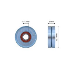 V-ribbed Belt Tensioner Pulley for AUDI A4  A6  A8 OE 06C903133C