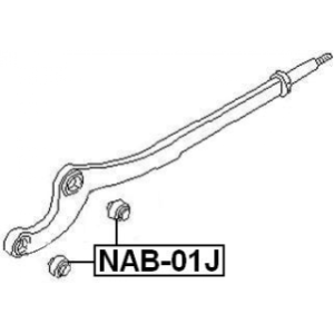 Mounting Control Trailing Arm - FEBEST NAB01J