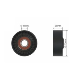 V-ribbed Belt Tensioner Pulley for BMW  ROLLS-ROYCE OE 11280415304