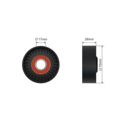 V-ribbed Belt Tensioner Pulley for BMW OE 11287530314