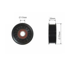 V-ribbed Belt Tensioner Pulley for CADILLAC  CHEVROLET  GMC &more..