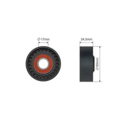 V-ribbed Belt Tensioner Pulley for CHEVROLET  VAUXHALL OE 4805513