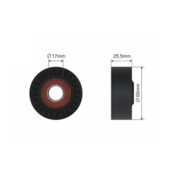 V-ribbed Belt Tensioner Pulley for CITROEN  FIAT  FORD  PEUGEOT