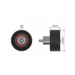Timing Belt Deflection Pulley guide Pulley for FORD  MAZDA OE 1095025