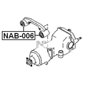 Mounting Differential - FEBEST NAB006