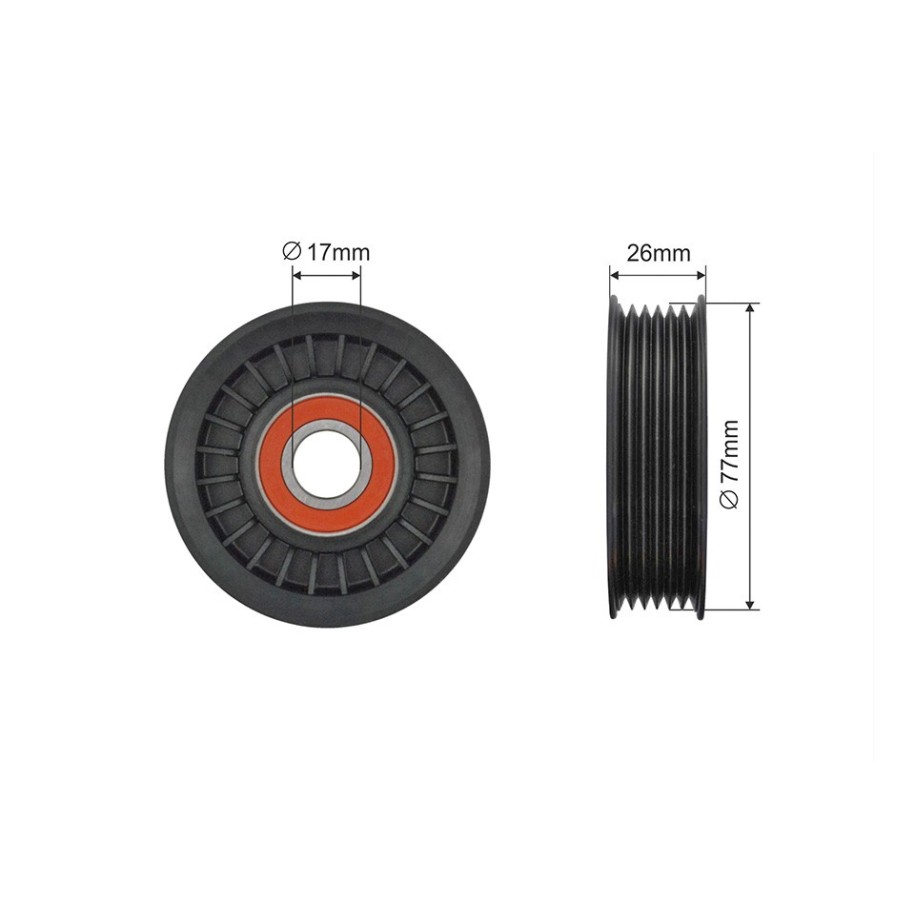 V-ribbed Belt Tensioner Pulley for FORD C-MAX  FOCUS OE 1367254