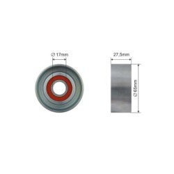 V-ribbed Belt Tensioner Pulley for HYUNDAI  KIA OE 25281-2F000