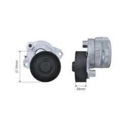 V-ribbed Belt Tensioner Pulley for MERCEDES OE 2722000070