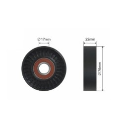 V-belt Tensioner Pulley for MERCEDES A-CLASS  B-CLASS OE A2662000670