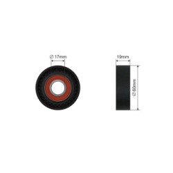 V-ribbed Belt Tensioner Pulley for SMART FORTWO OE A1322000070