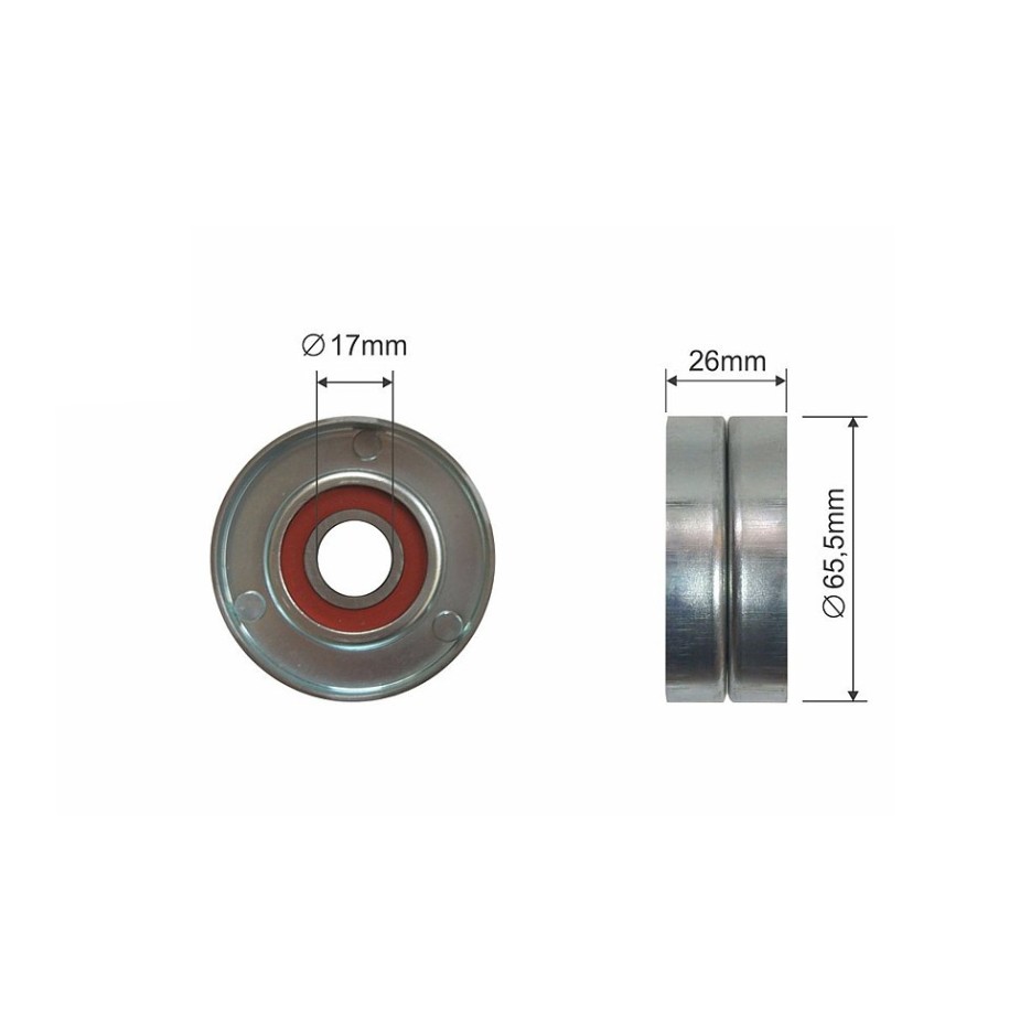V-ribbed Belt Tensioner Pulley for MITSUBISHI  NISSAN  VAUXHALL &more..