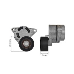 V-ribbed Belt Tensioner Pulley for NISSAN  VAUXHALL  RENAULT