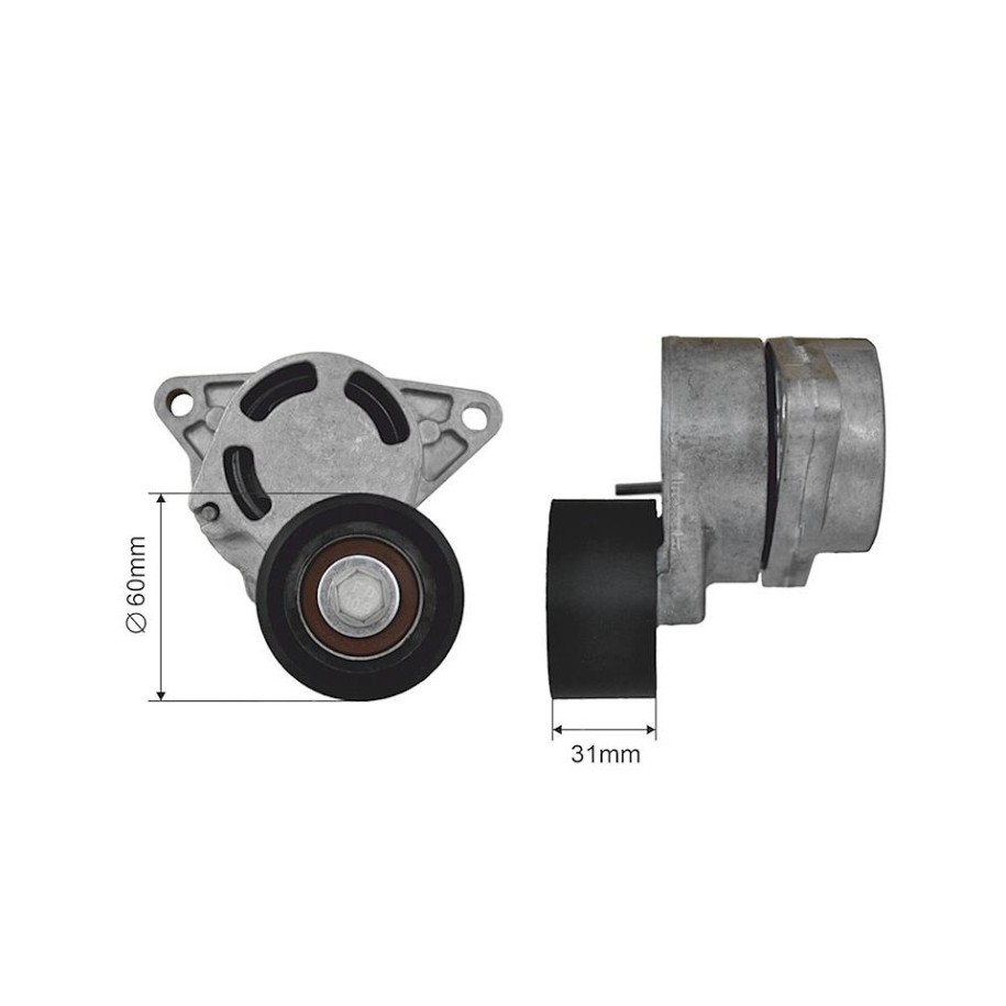 V-ribbed Belt Tensioner Pulley for NISSAN  VAUXHALL  RENAULT