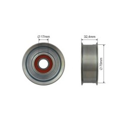 V-ribbed Belt Tensioner Pulley for INFINITI  NISSAN OE 119551EA0A