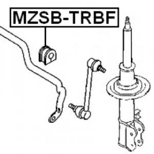 Mounting Stabiliser Bar - FEBEST MZSBTRBF