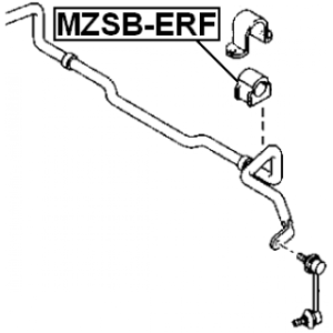 Mounting Stabiliser Bar - FEBEST MZSBERF