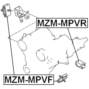 Mounting Engine - FEBEST MZMMPVR