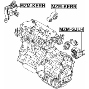 Mounting Engine - FEBEST MZMKERR